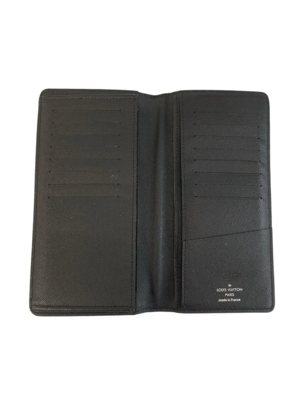 Louis Vuitton Damier Graphite Portefeuille Long Black Wallet Billfold